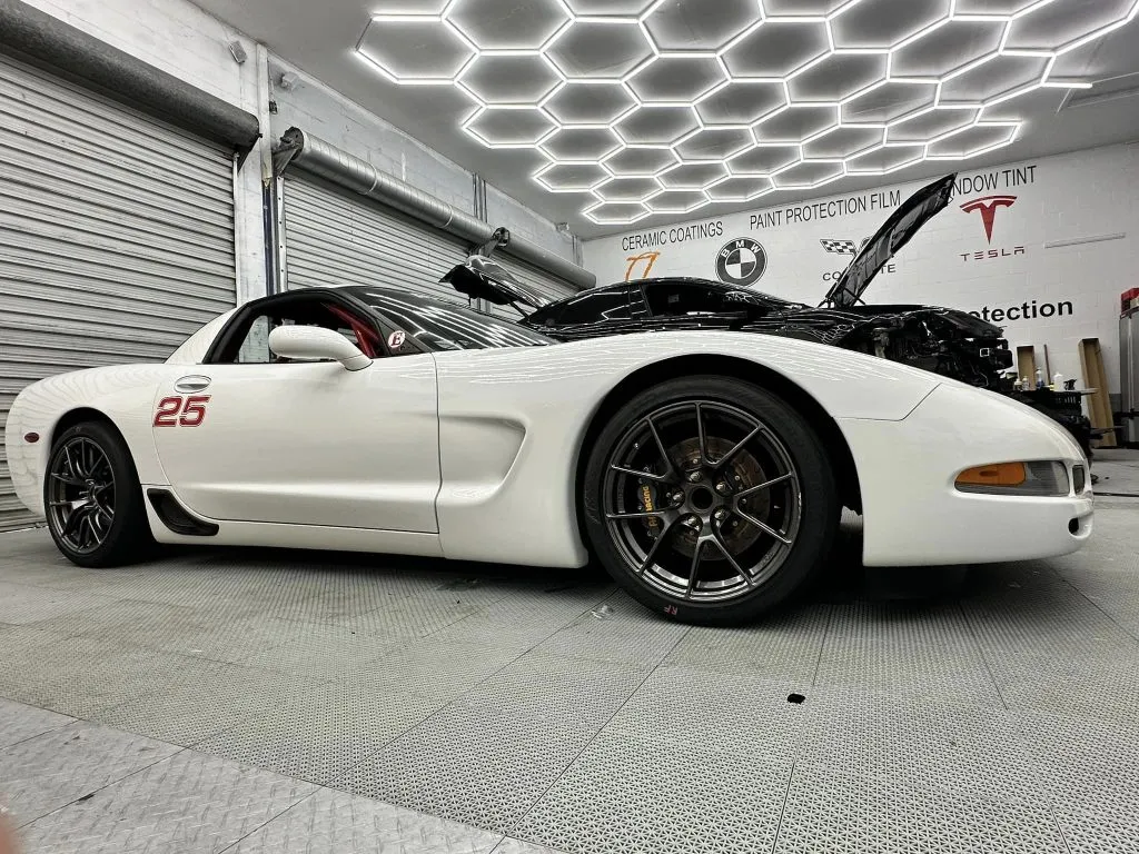 Paint Protection Film on a race car